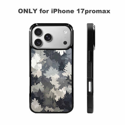 iPhone 17 Pro Max Case — Small Military Camouflage Blotch Camo, Custom Print Case Cover