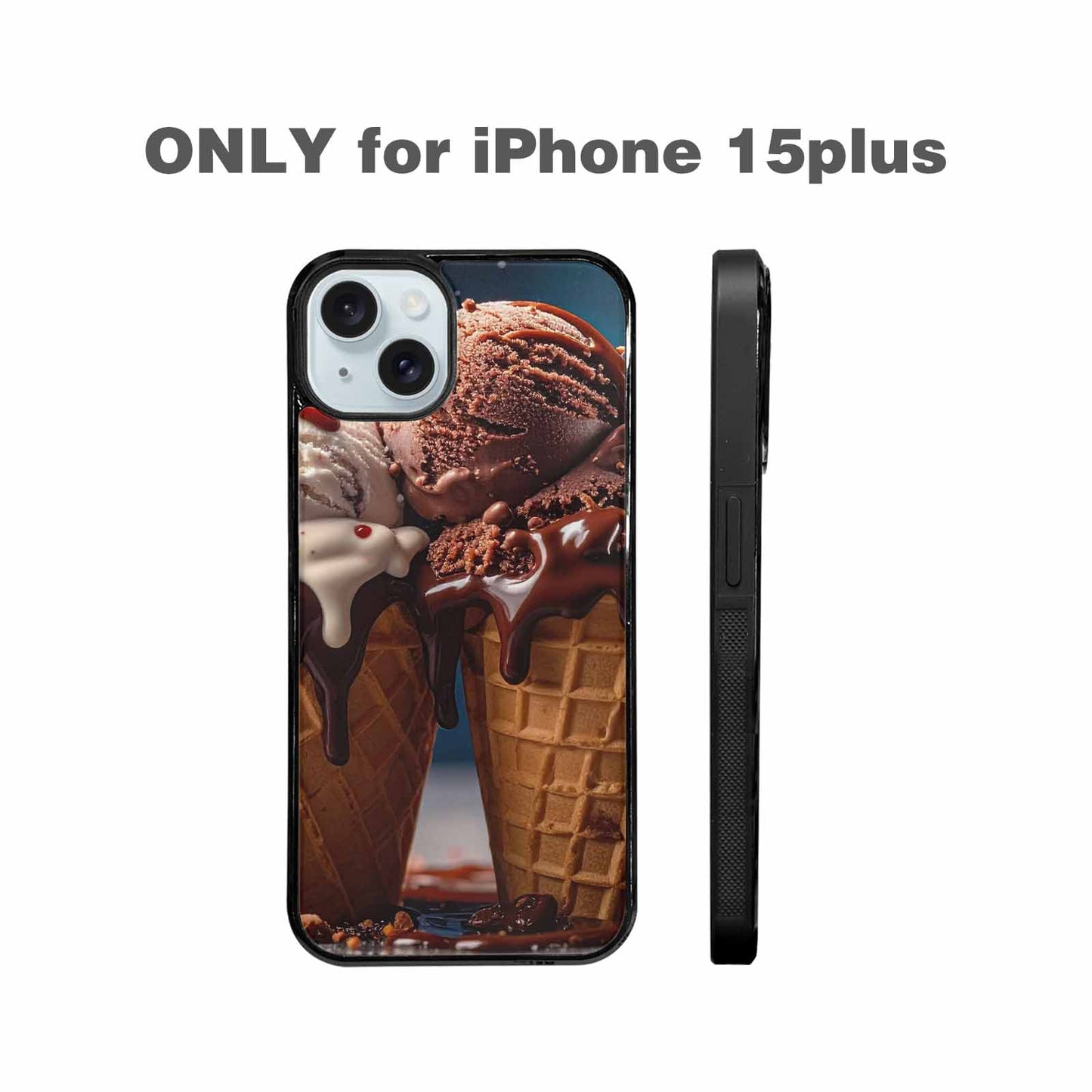 iPhone 15 Plus Case — Extreme Close Up Shot Only Drippig, Custom Printed Phone Case