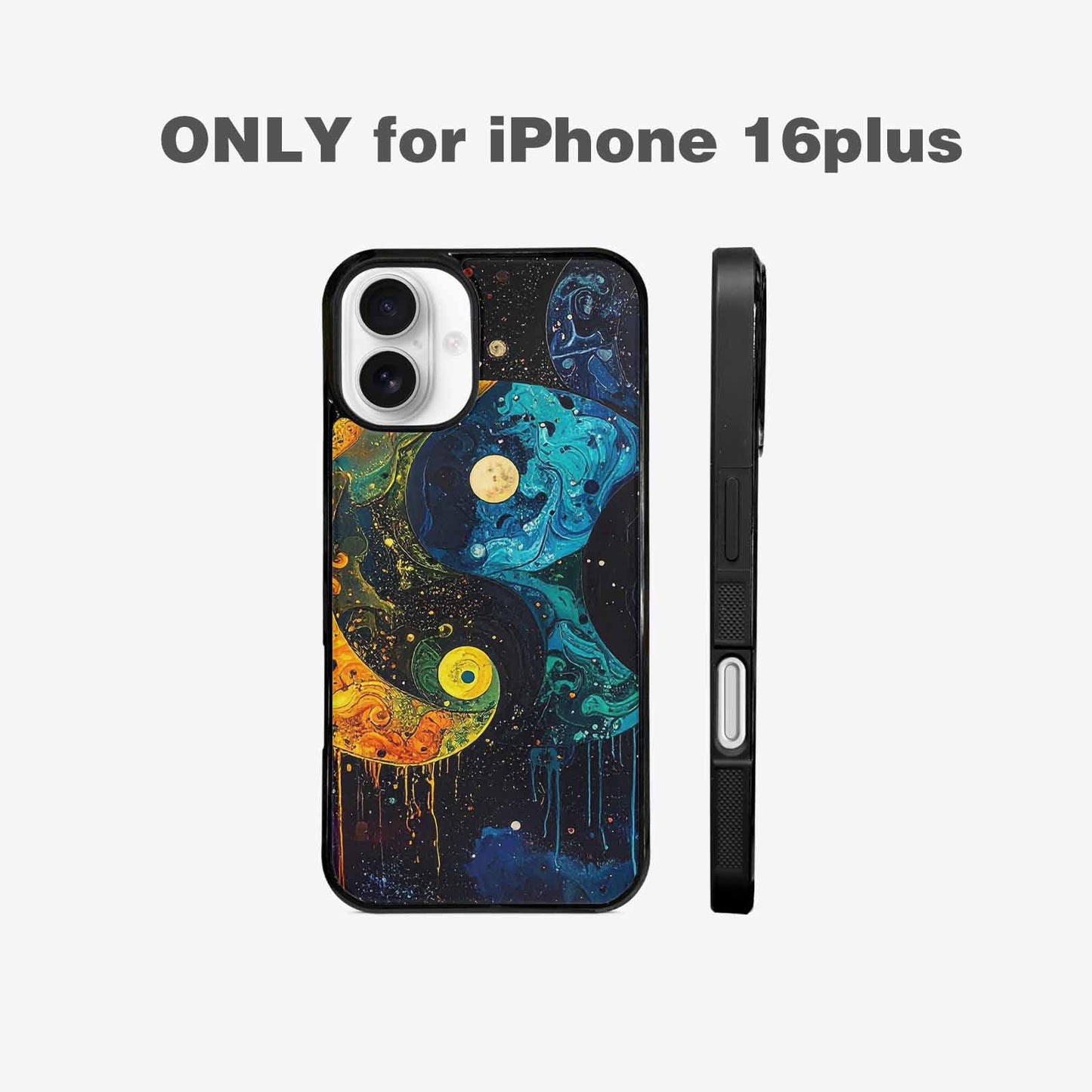 iPhone 16 Plus Case — Yin Yang Yin And Yang Symbol, Personalized Phone Case