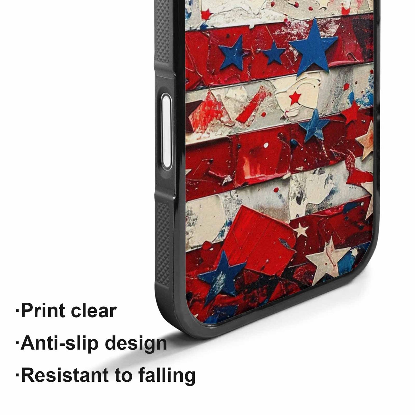 iPhone 17 Case — Patriotic Stars And Stripes Galaxy Space, Custom Made Phone Cover