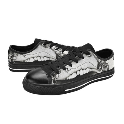 MEN'S Freestyle Horror Canvas Cottagecore Custom Sneakers