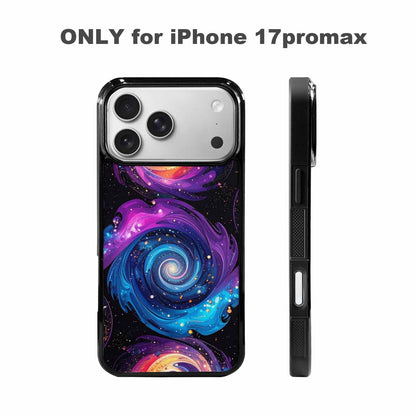 iPhone 17 Pro Max Case — Rose Galaxy Art Seamless Galaxy Space, Custom Designed Case Cover