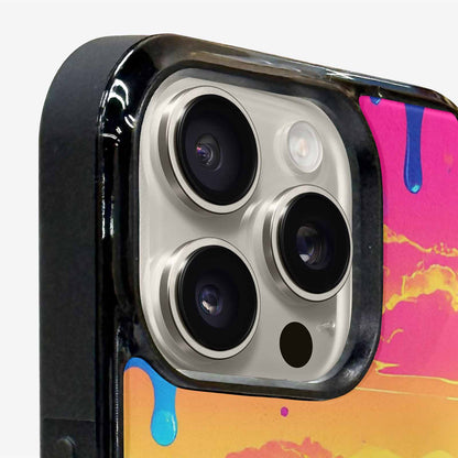 iPhone 16 Pro Case — I Surrealist Dreamscape Pattern Melting Clocks, Original Design Phone Case
