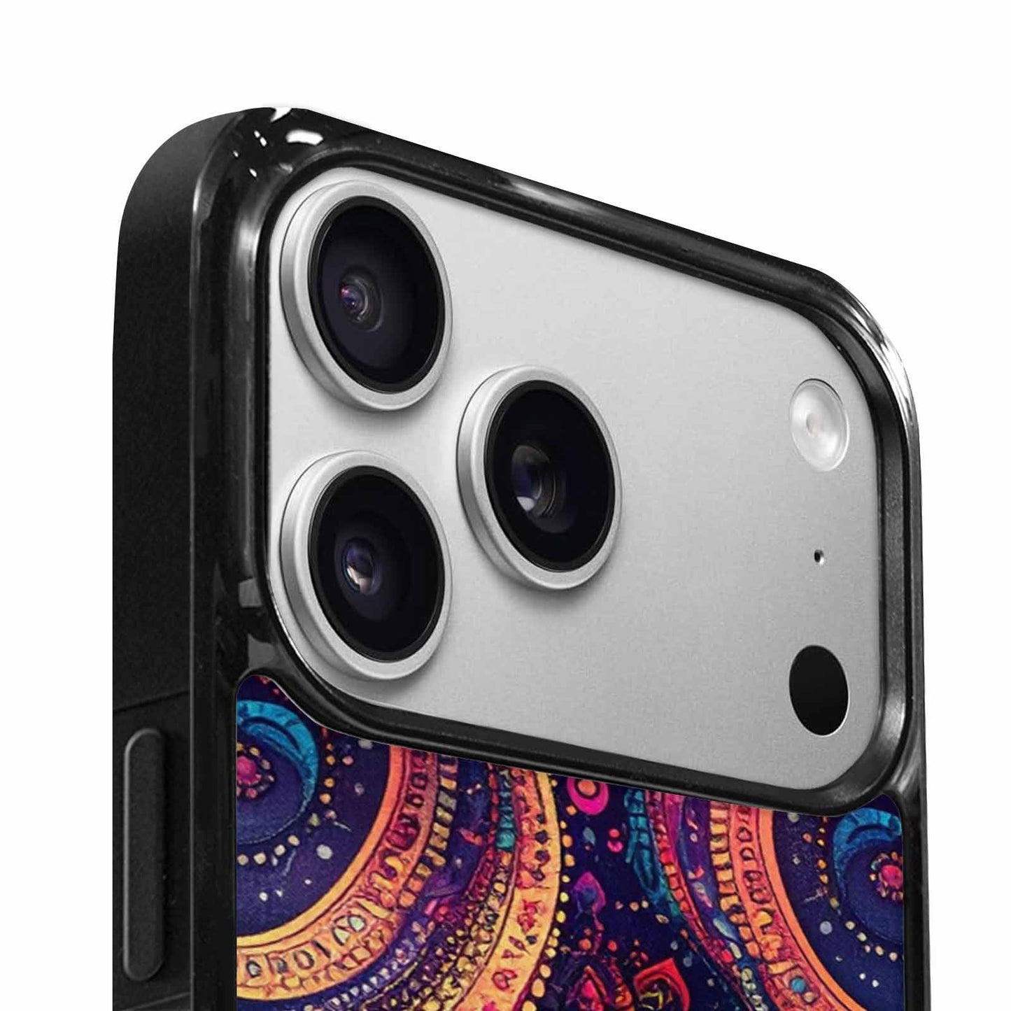 iPhone 17 Pro Case — Paisley Mandala Original Art, Custom Phone Case