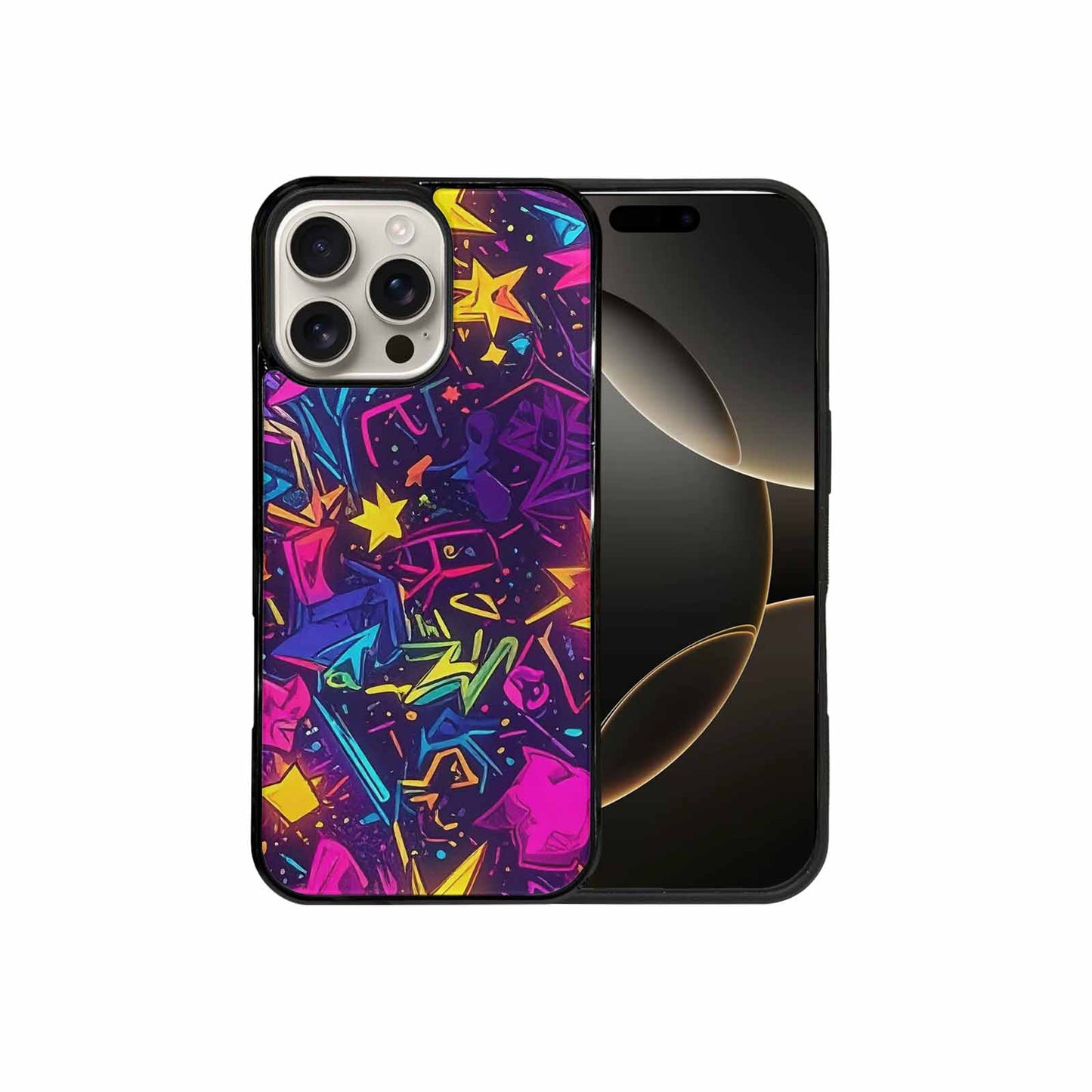 iPhone 16 Pro Max Case — 80s Retro Motif 80s Retro Motifs, Unique Phone Case Design