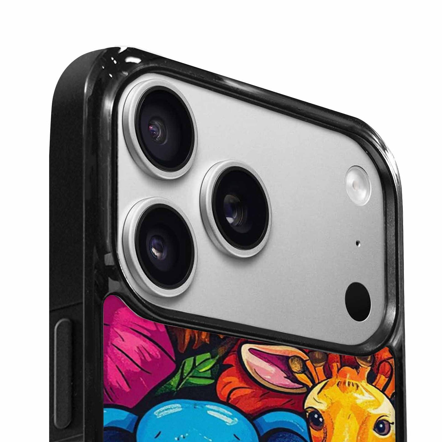 iPhone 17 Pro Case — Seamless Tileable Pattern Of Overlapping Cartoon, Custom Phone Case