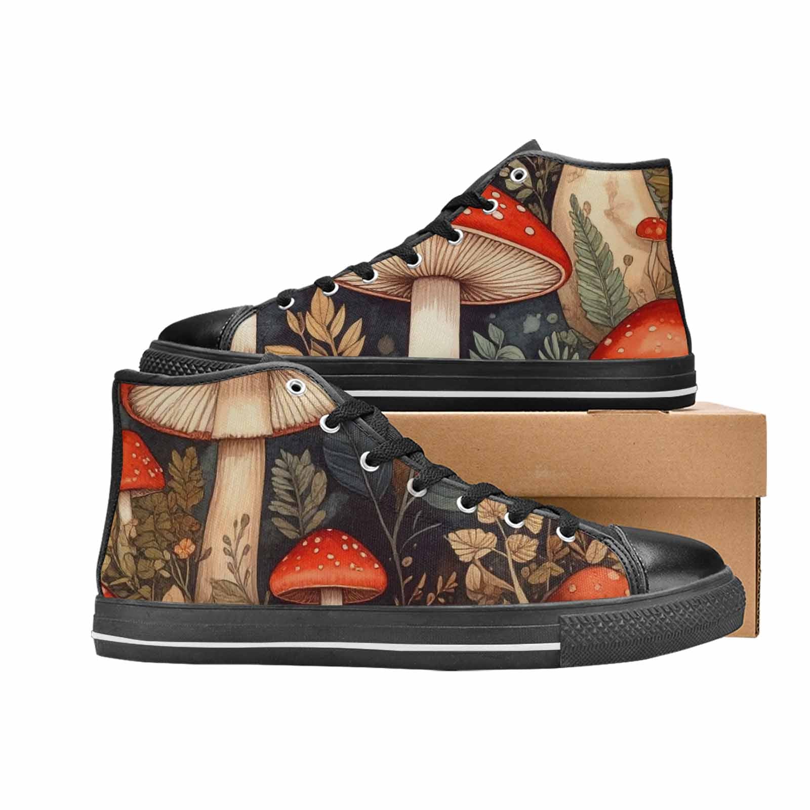 MEN'S Mushroom High Top Canvas Aesthetic Shoes