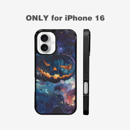 iPhone 16 Case — Eamless Repeating Pattern Of Overlapping Pumpkin, Personalized Phone Case