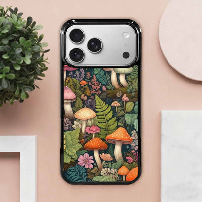 iPhone 17 Pro Max Case — Mushrooms Botanicalmushrooms P Kzu Floral, Customized Protective Case