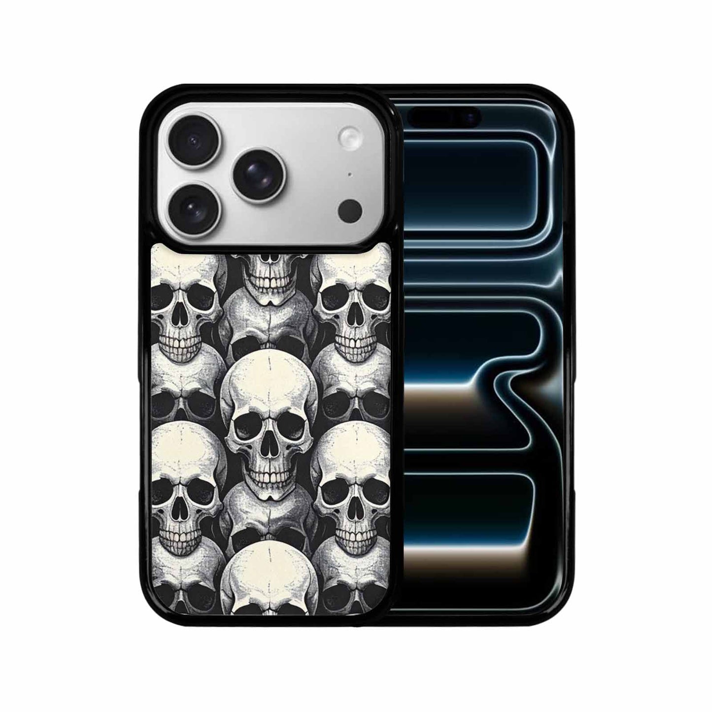 iPhone 17 Pro Case — Skull Dark Art Gothic Print Gothic, Customized Protective Case