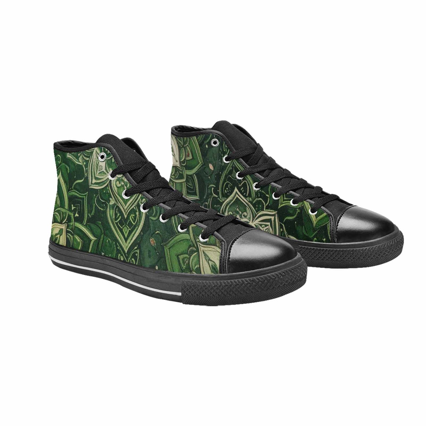 MEN'S Mandala High Top Canvas Surreal Custom Shoes