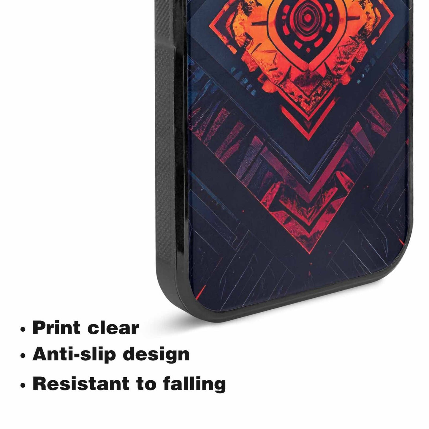 iPhone 15 Plus Case — Wild Tribal Ripple, Custom Made Phone Cover