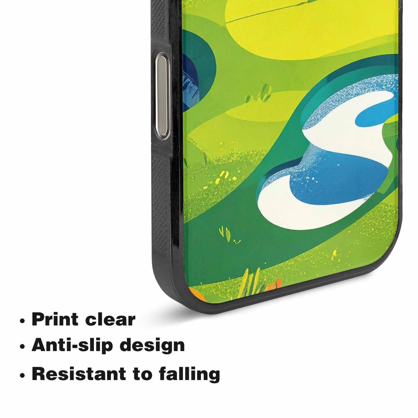 iPhone 16 Pro Max Case — Golf Cartoon Art Pattern, Custom Print Case Cover