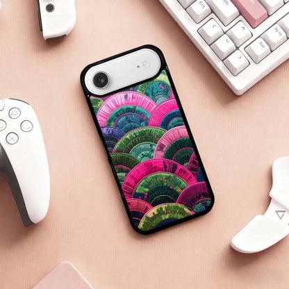 iPhone 17 Air Case — Vivid Camo Polysexual Pride Camo, Custom Printed Phone Case
