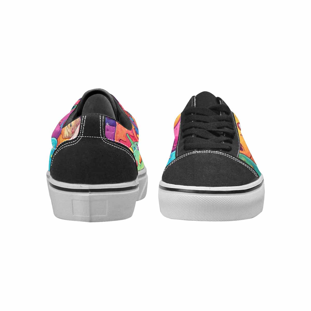 WOMEN'S Melting Ice Cream Monster Lace-Up Canvas Y2K Shoes