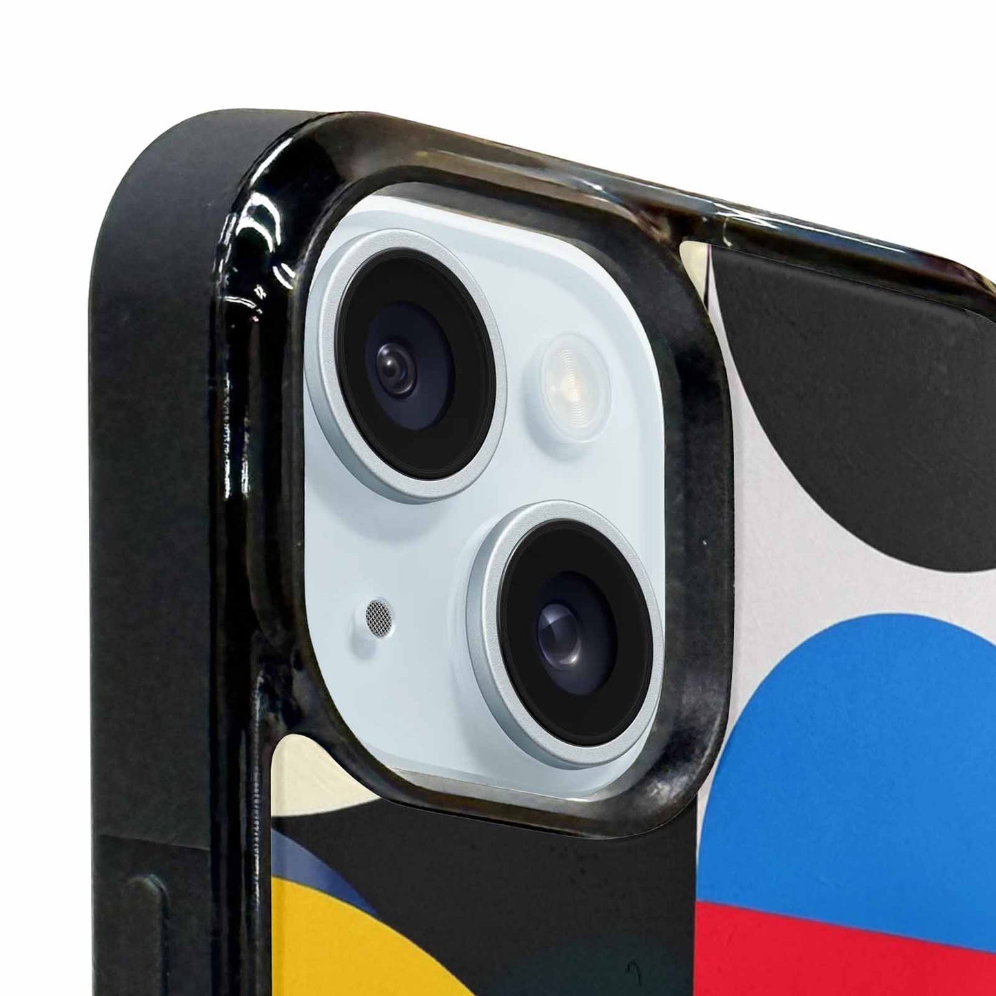 iPhone 15 Plus Case — 1960s Mod Cartoon Art Pattern, Custom Art Phone Cover