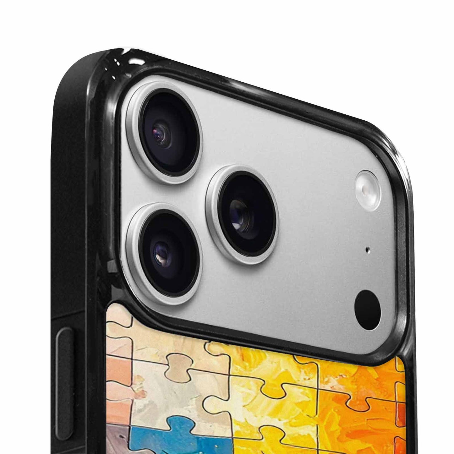 iPhone 17 Pro Case — Autism Puzzle Pieces Puzzle Piece Pattern, Custom Made Phone Cover