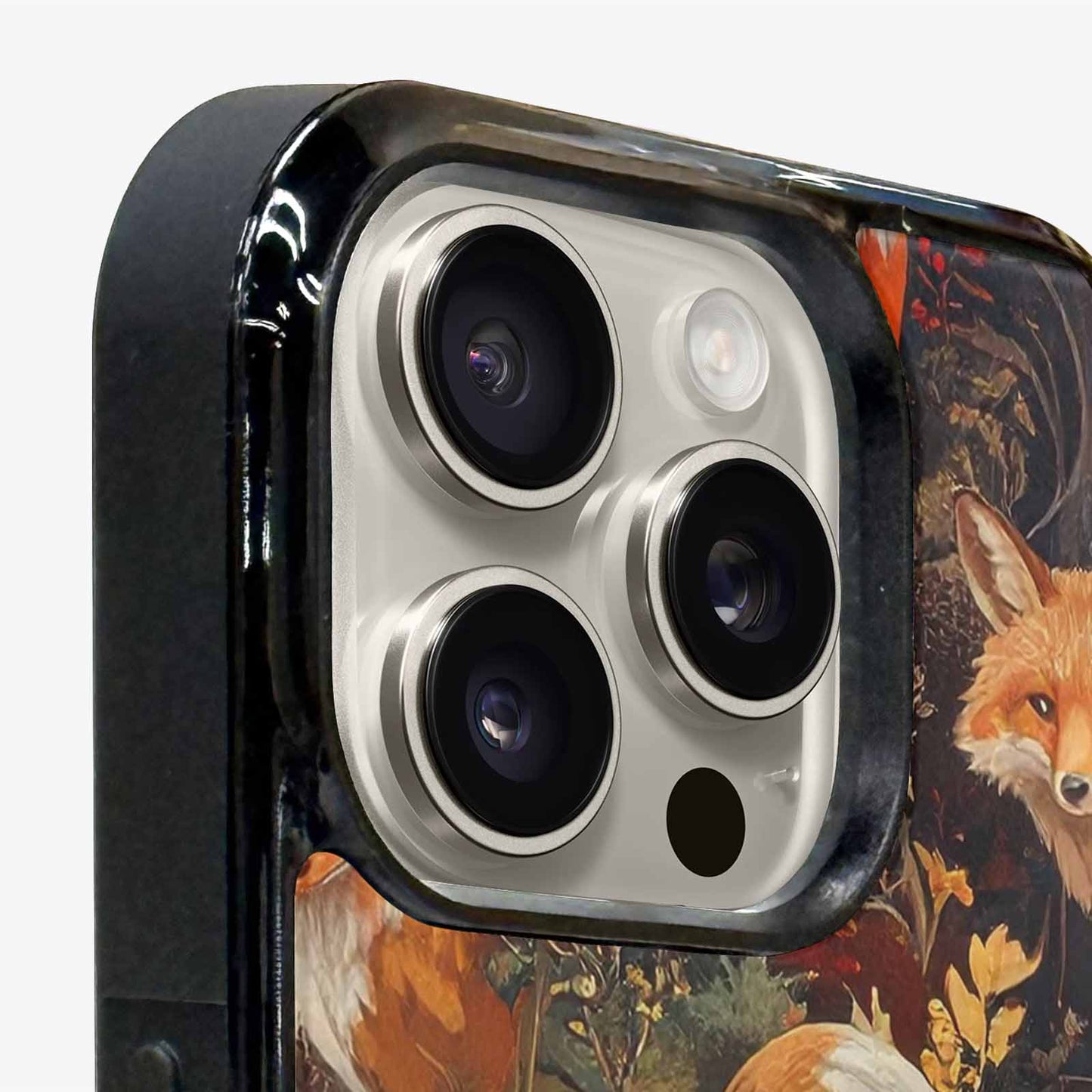 iPhone 16 Pro Case — Fox Forest Fox Forest Pattern Hundreds, Custom Printed Phone Case