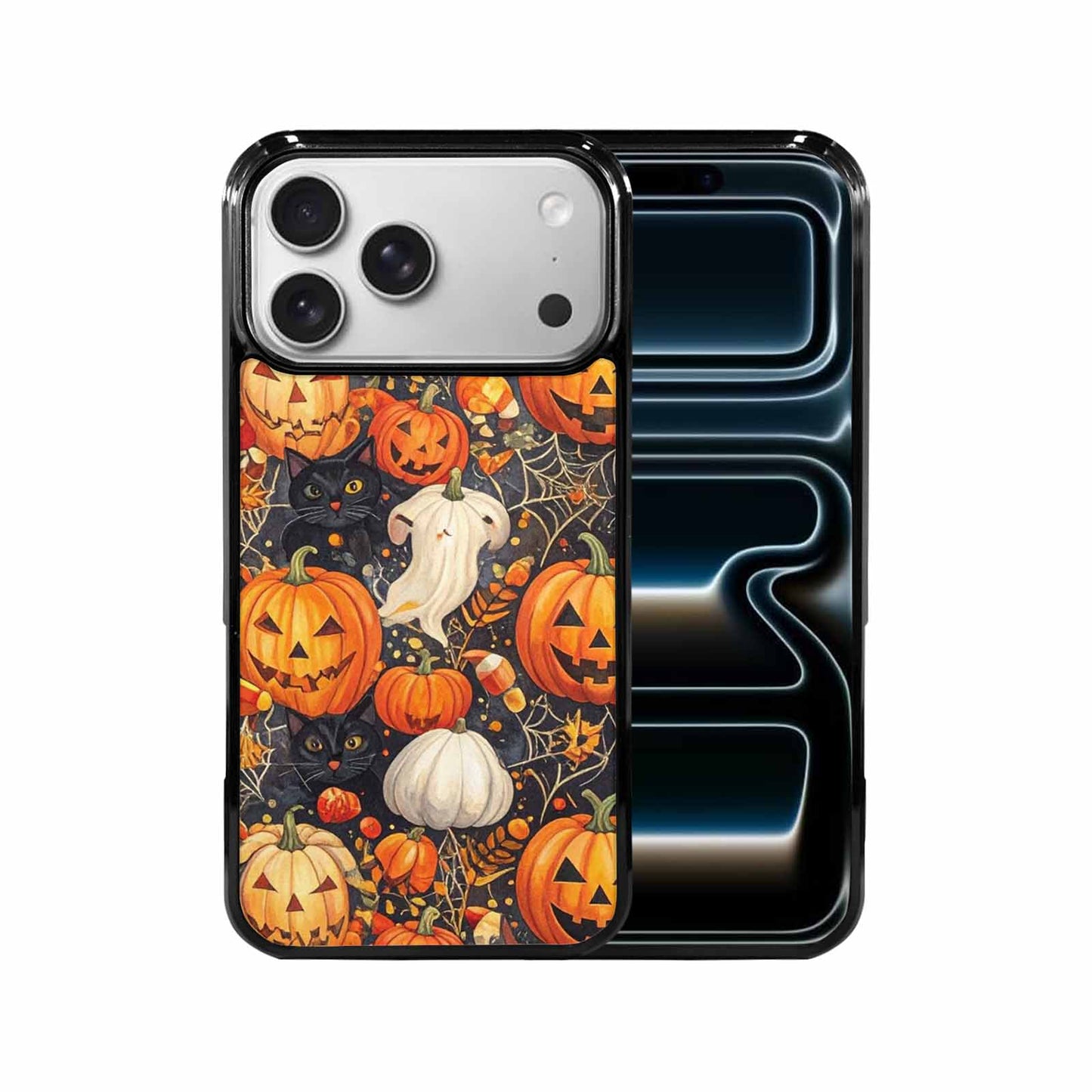 iPhone 17 Pro Max Case — Small Halloween Pattern, Randomly Original Art, Customized Protective Case