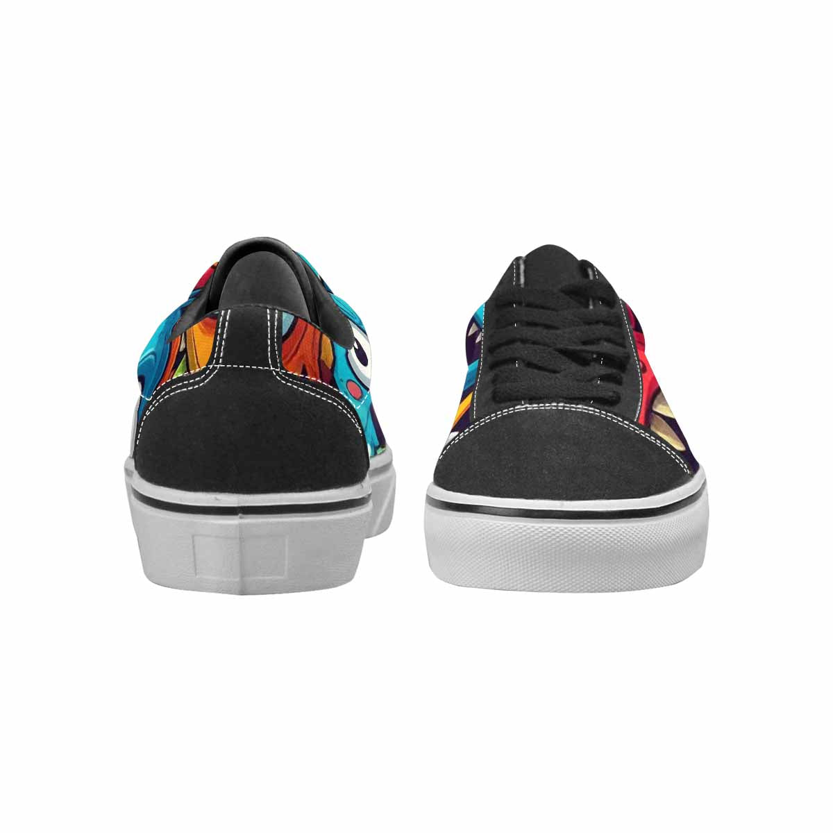 MEN'S Cartoon Monster Character Canvas Lace-Up Grunge Sneakers