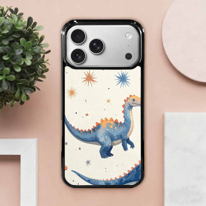 iPhone 17 Pro Max Case — Retro Dinosaurs Star Galaxy Space, Unique Phone Case Design