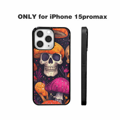 iPhone 15 Pro Max Case — Mushroom Skulls Custom, Custom Print Case Cover