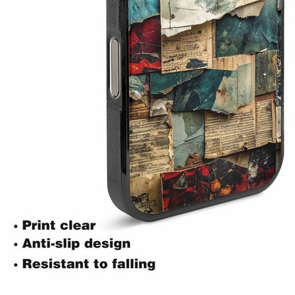 iPhone 16 Pro Case — Distressed Grunge Texture Pattern Hundreds Of, Custom Print Case Cover