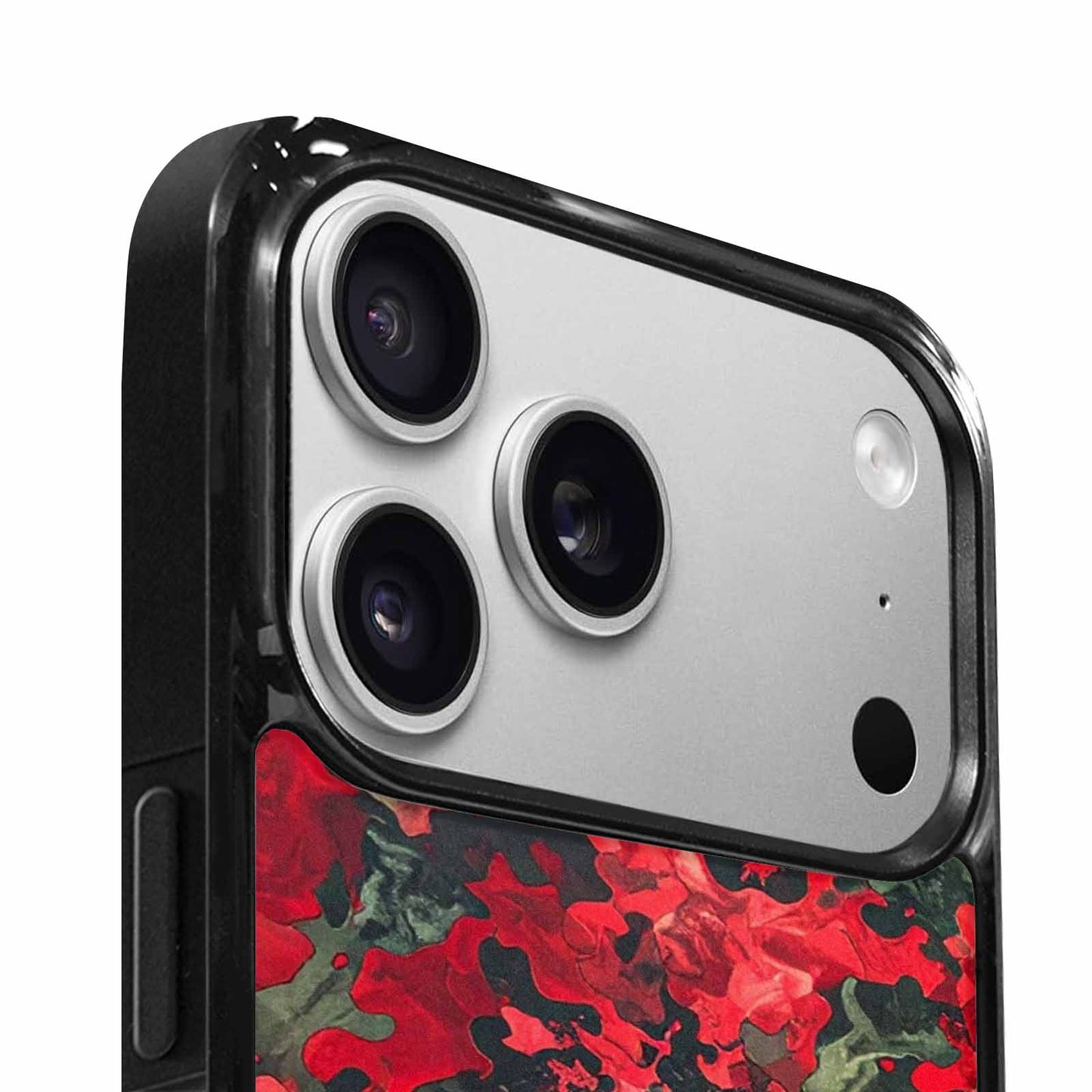 iPhone 17 Pro Max Case — Small Military Camouflage Blotch Camo, Custom Phone Case