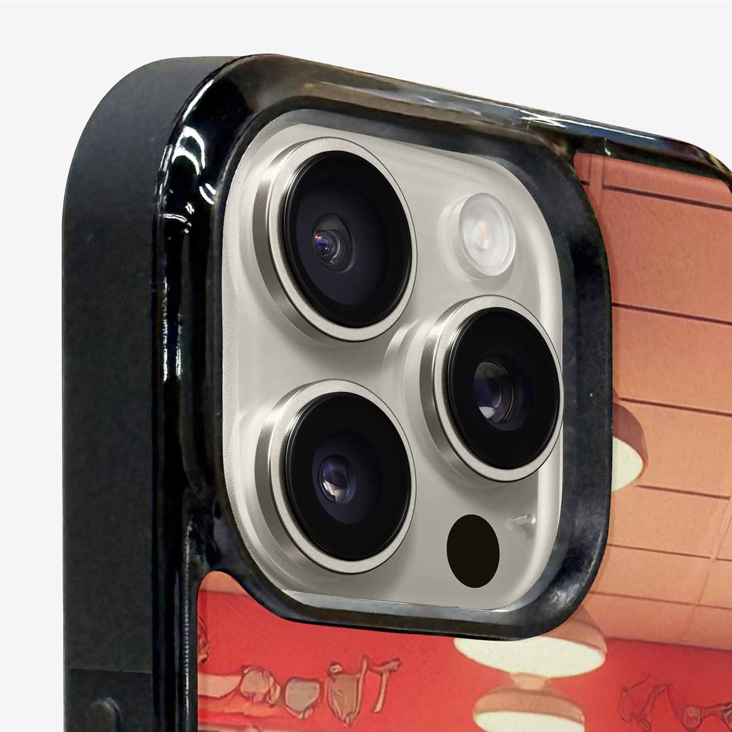 iPhone 16 Pro Max Case — 1950s Diner Cartoon Art Pattern, Original Design Phone Case