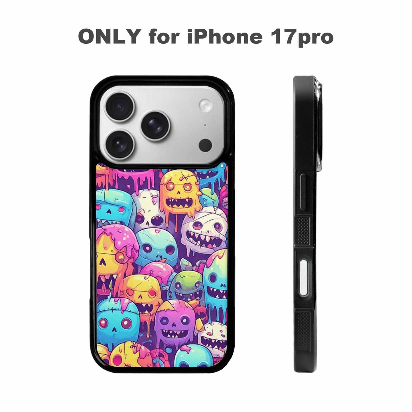iPhone 17 Pro Case — Pastel Gore Character Pattern Hundreds Original, Custom Designed Case Cover