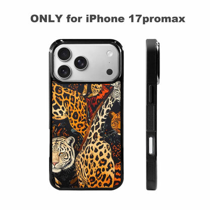 iPhone 17 Pro Max Case — Small Animal Print Pattern, Animal Print, Original Design Phone Case