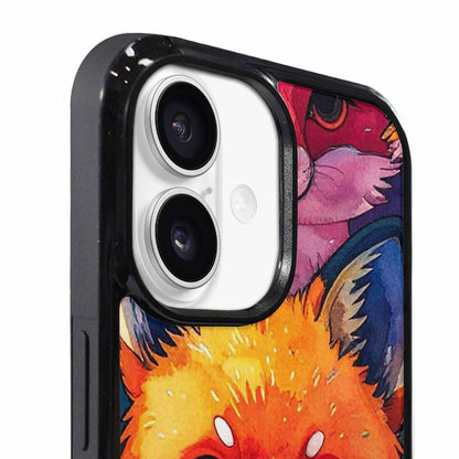 iPhone 17 Case — Watercolor Kawaii Fox Watercolor Abstract, Original Design Phone Case