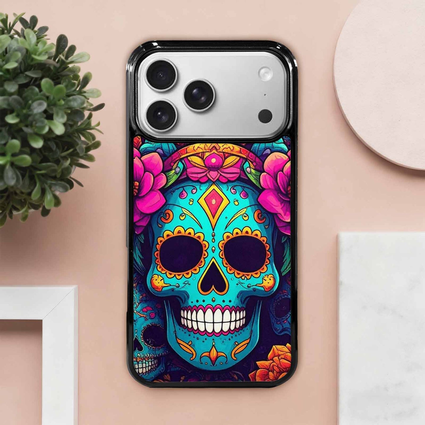 iPhone 17 Pro Max Case — Skull Dark Art Gothic Print Gothic, Unique Phone Case Design