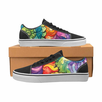 WOMEN'S Tie Lace-Up Canvas Surreal Custom Shoes