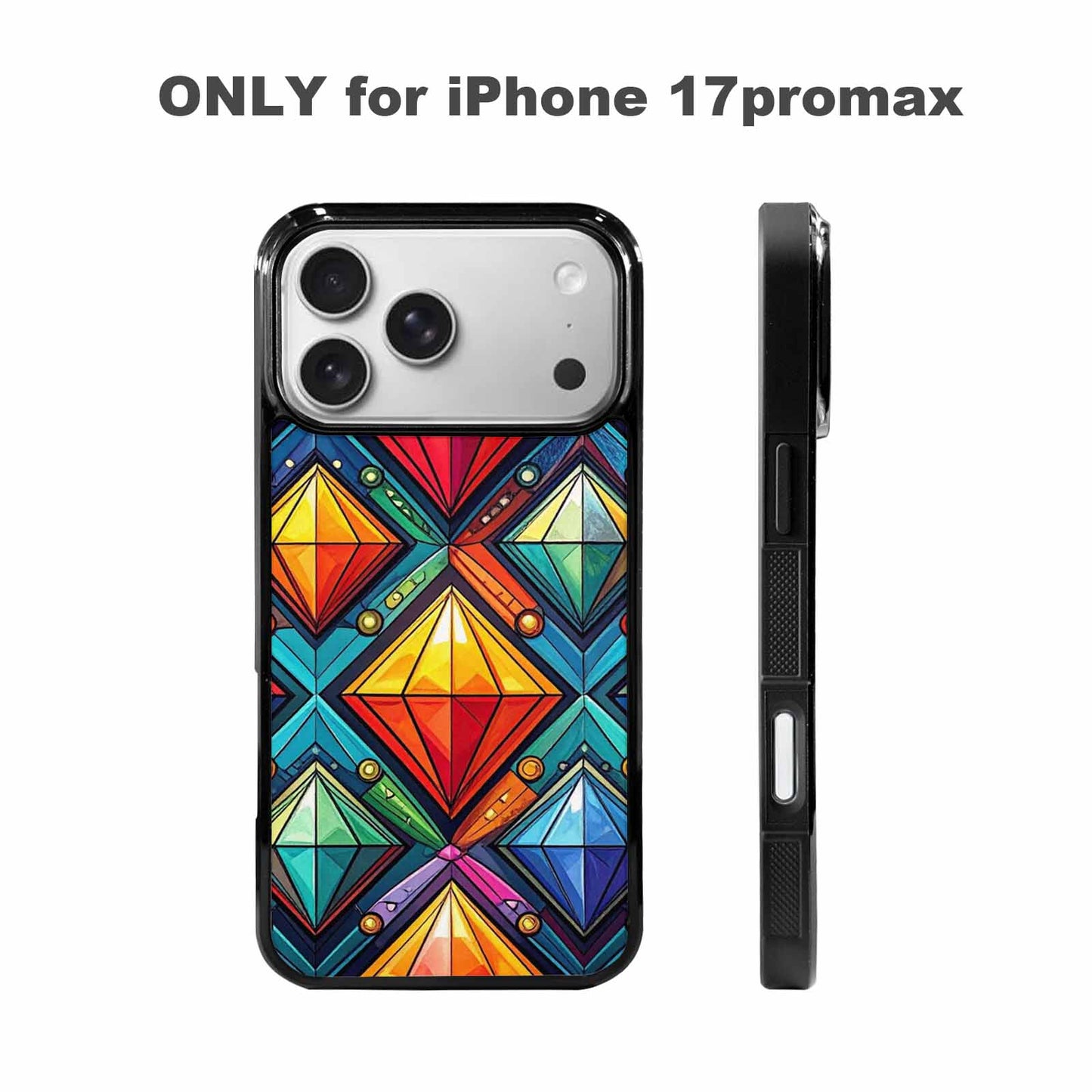 iPhone 17 Pro Max Case — Vintage Summer Diamond Retro Vintage, Custom Art Phone Cover