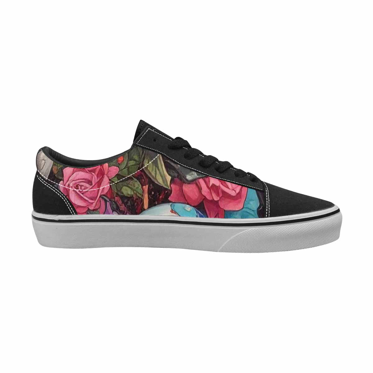 WOMEN'S Skulls Roses Skulls Roses Lace-Up Canvas Dreamlike Shoes