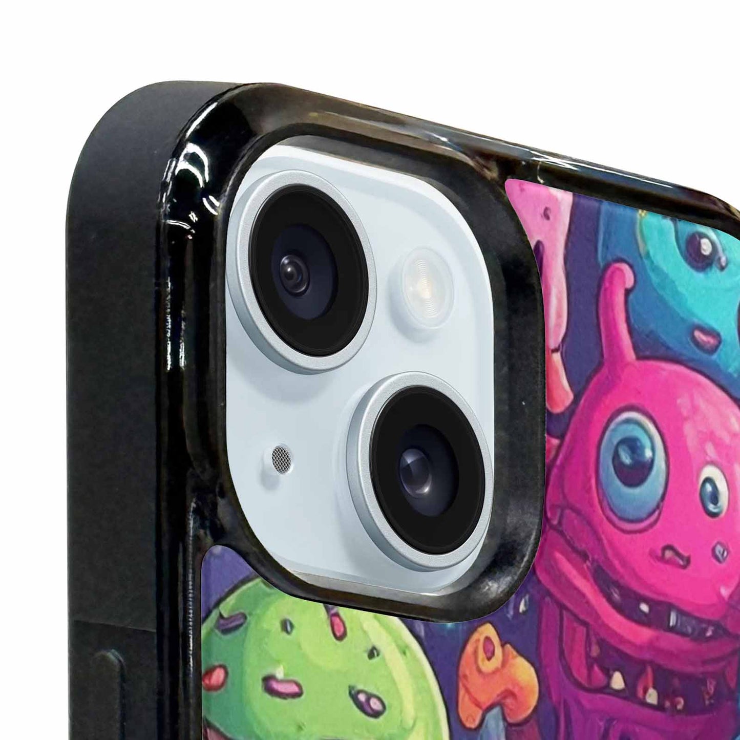 iPhone 15 Case — Melting Ice Cream Monster Charac, Custom Print Case Cover