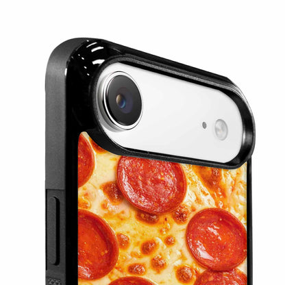 iPhone 17 Air Case — Pepperoni Pizza Print Original Art, Customized Protective Case