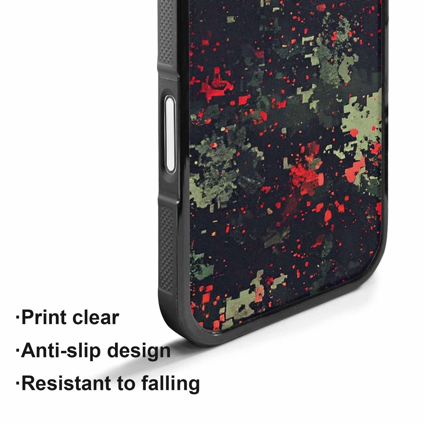 iPhone 17 Case — Small Military Camouflage Blotch Camo, Custom Phone Case