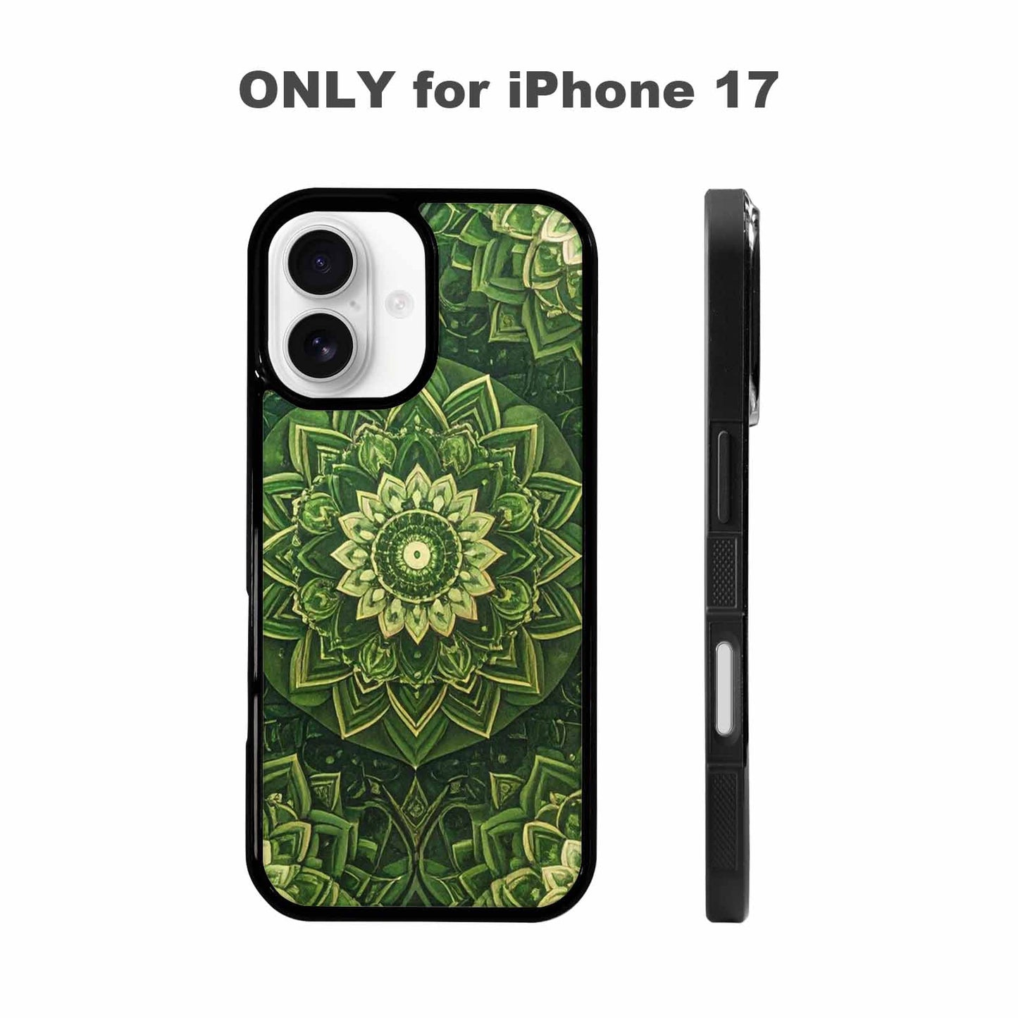 iPhone 17 Case — Small Mandala Pattern, Randomly Floral, Original Design Phone Case