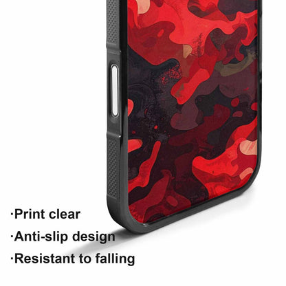 iPhone 17 Case — Small Military Camouflage Blotch Camo, Custom Print Case Cover