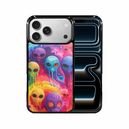 iPhone 17 Pro Max Case — Aliens Tie Dyemelting Aliens Tie Dye, Personalized Phone Case