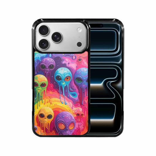 iPhone 17 Pro Max Case — Aliens Tie Dyemelting Aliens Tie Dye, Personalized Phone Case