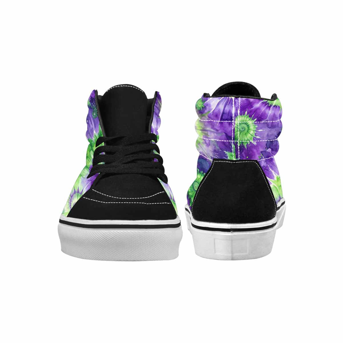 WOMEN'S Tie Dye - High Top Canvas Vivid Custom Shoes