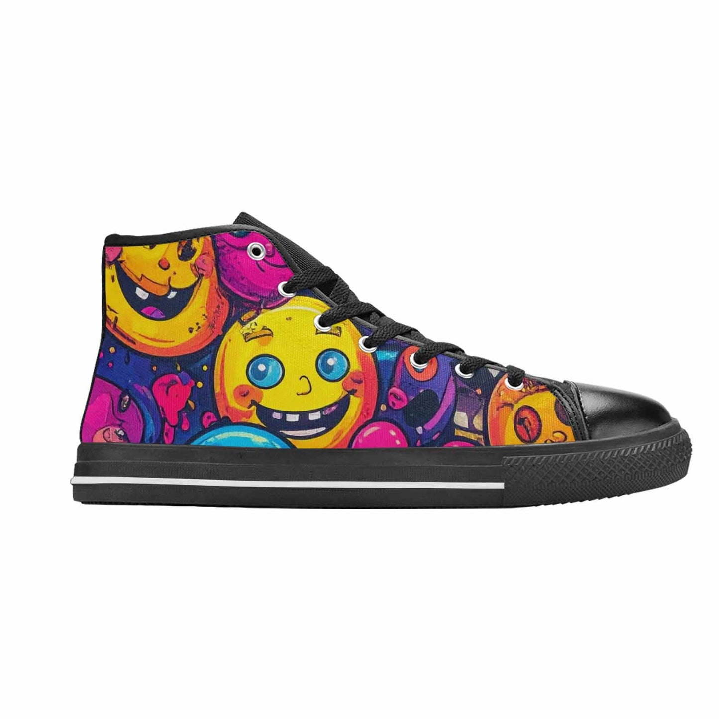 MEN'S Funny Looking Cartoon High Top Canvas Dreamcore Shoes