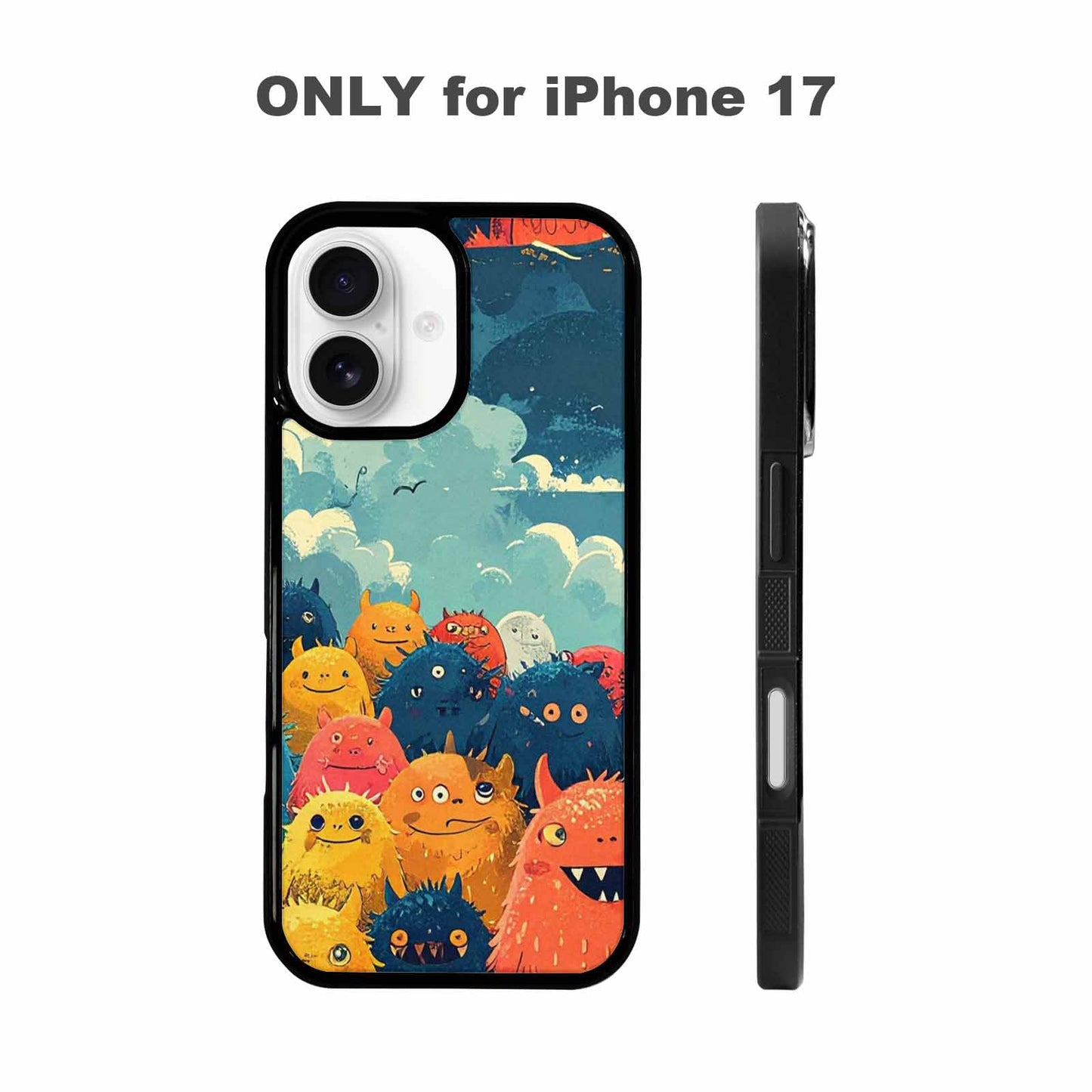 iPhone 17 Case — Vintage Monsters Lighthouse Retro Vintage, Custom Designed Case Cover