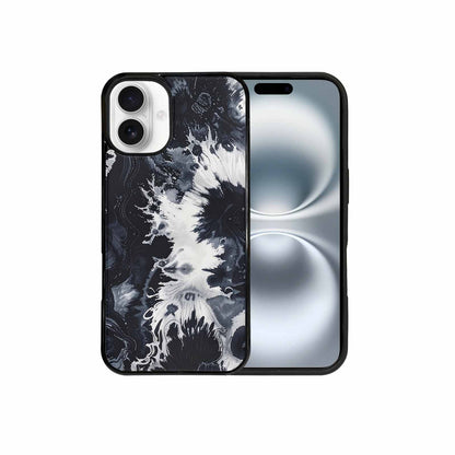 iPhone 16 Plus Case — Black White Animal Print, Custom Print Case Cover