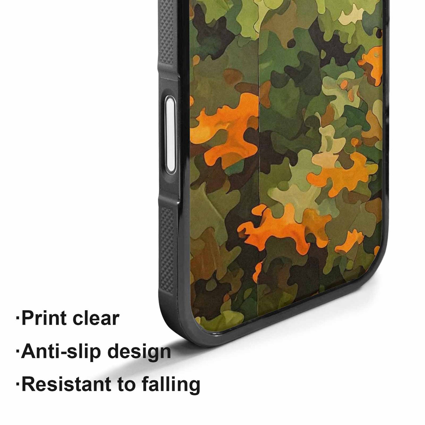 iPhone 17 Case — Small Military Camouflage Blotch Camo, Original Design Phone Case