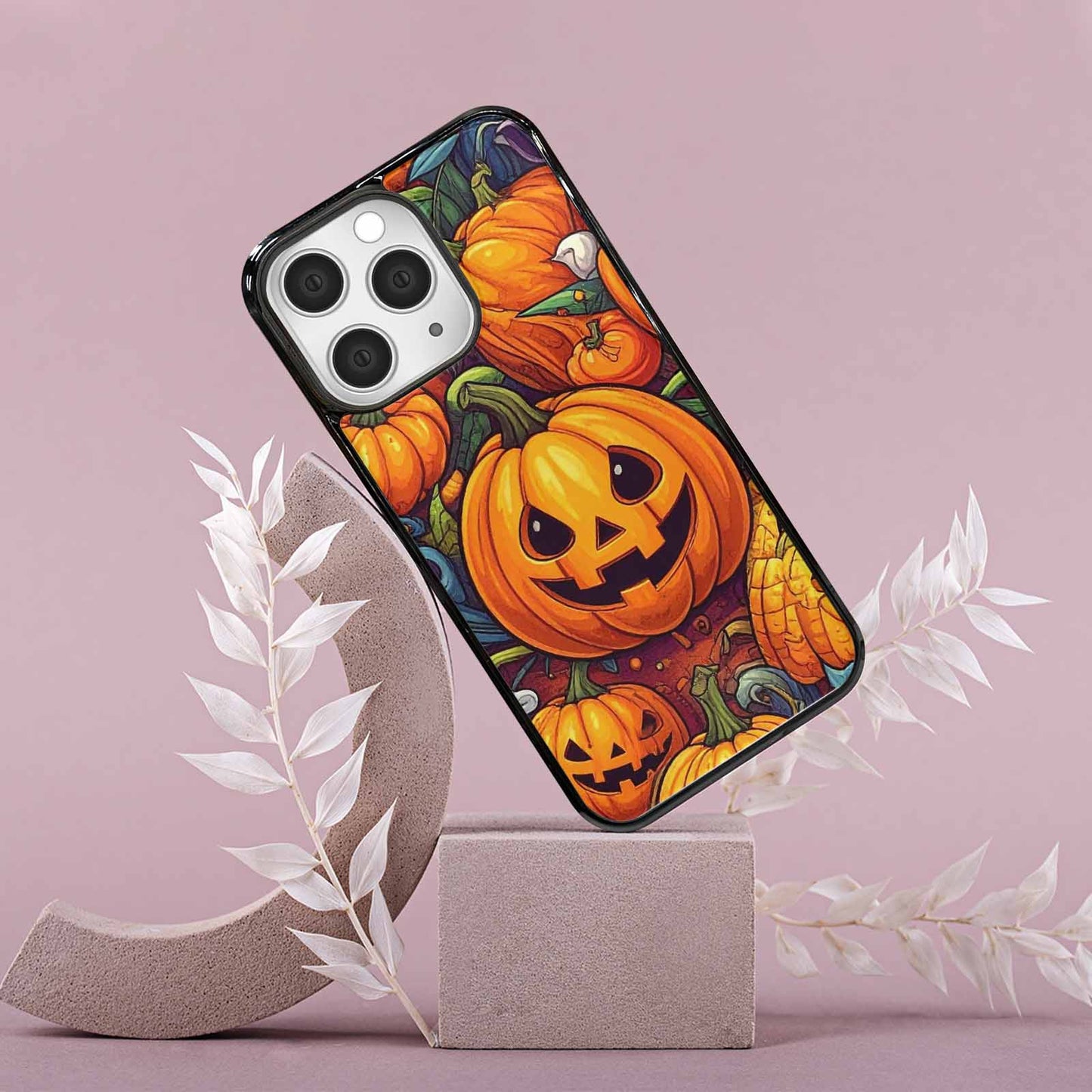 iPhone 15 Pro Max Case — Halloween Art Print Edge To Edge, Customized Protective Case