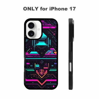iPhone 17 Case — Retro Pixel Art Pattern, Retro Vintage, Personalized Phone Case